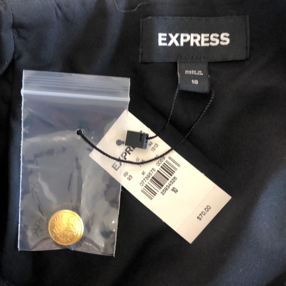 Express black mini skirt. Size 10. New with tags. - Picture 4 of 4